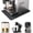 Black-2 Pack, variant on Kitchen Appliance Sliders 360 Rotation Moving Counter, Appliance Slider Cut to Fit, Mat for Mixer with Kitchen Accessories,Appliance Mover for Espresso Machine, Processor