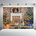 thumbnail image 3 of Christmas Photo Backdrops Lifelike Details  Home Studio Children Family Parties Festivals, 3 of 7