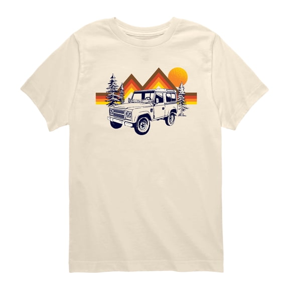 Instant Message - Off Road Vehicle Stripes - Youth Short Sleeve Graphic T-Shirt