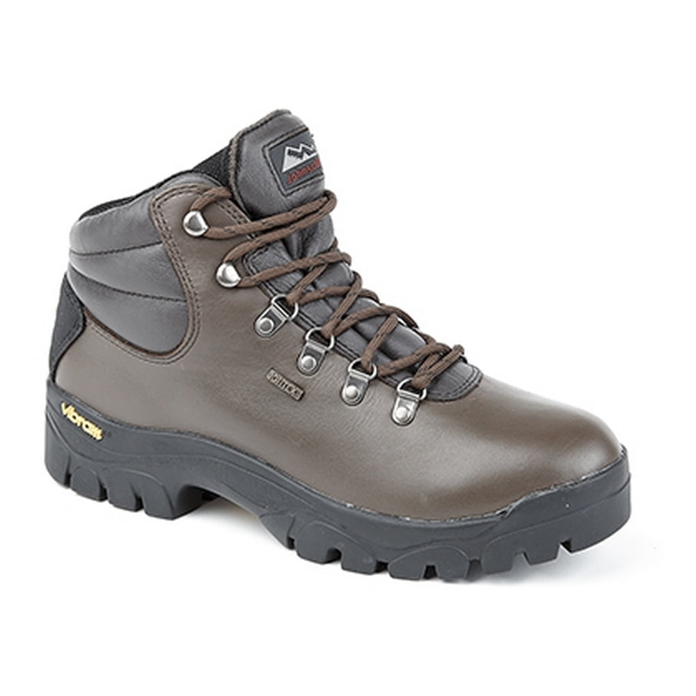 Walking Boots Waterproof Conker Brown Oil Leather JOHNSCLIFFE® CANYON Hiking 