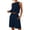 Navy, variant on Guluxicc 2 Piece Sets for Women V Neck Loose Tank Top with Bermuda Shorts Solid Color Lightweight Summer Linen Outfit Sets