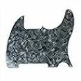 thumbnail image 3 of Custom Guitar Pickguard Fits Tele Esquire No-Neck-PU,4Ply Black Pearl Celluloid, 3 of 4