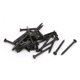 thumbnail image 1 of Clavos de punta para pared de cemento de fibra 2mm x 25mm Negros 30 Pcs, 1 of 3