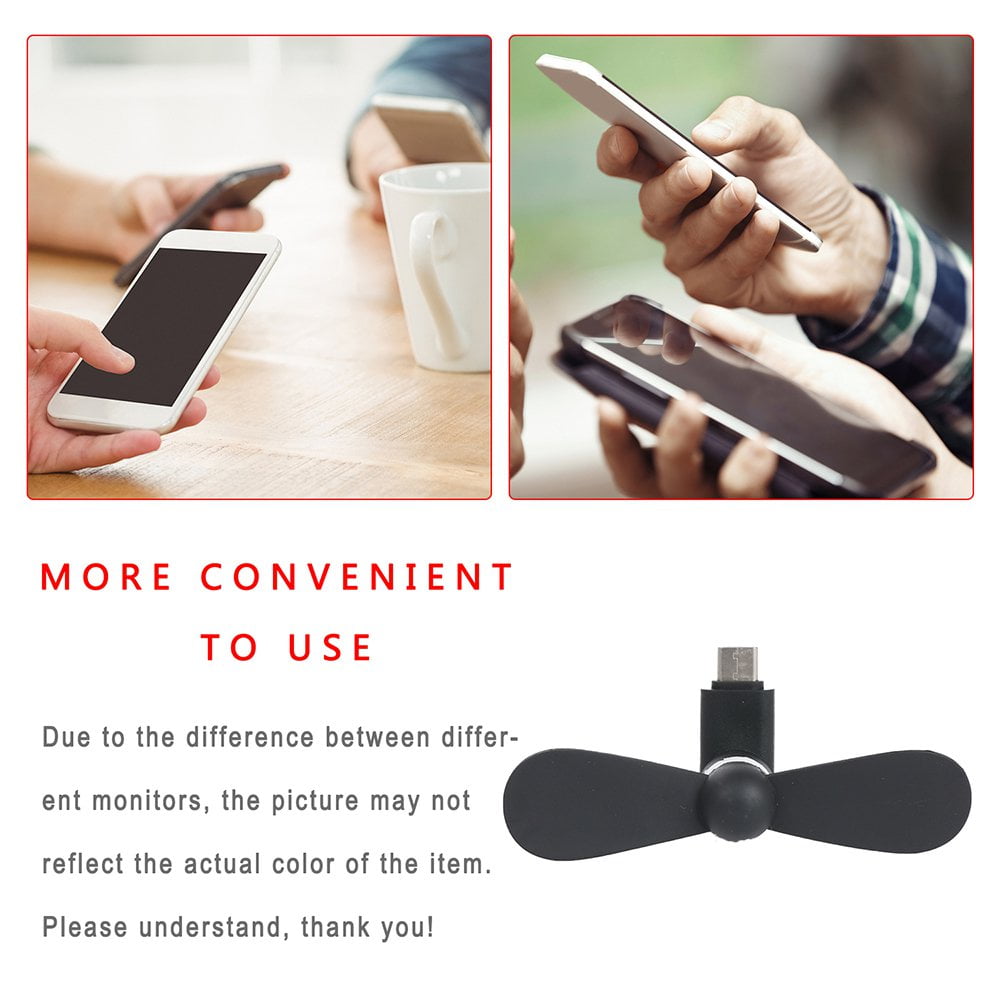 Type-c Suitable For Mobile Phones Mini Fans Portable Compatible With Multiple Models Convenient Quiet