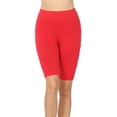 thumbnail image 2 of Women Cotton High Waist Active Bike Short Leggings - 10" Length, 2 of 3