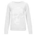 thumbnail image 4 of Puntoco Mujer Verano Sexy Camisas Cuello Redondo Manga Larga tops Impreso Regular Blusa Puntoco Puntoco-219, 4 of 4