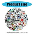 thumbnail image 3 of 100pcs Soccer Stickers Sports Stickers Soccer Fan Stickers Skateboard Decals Football Theme Art Stickers, 3 of 8