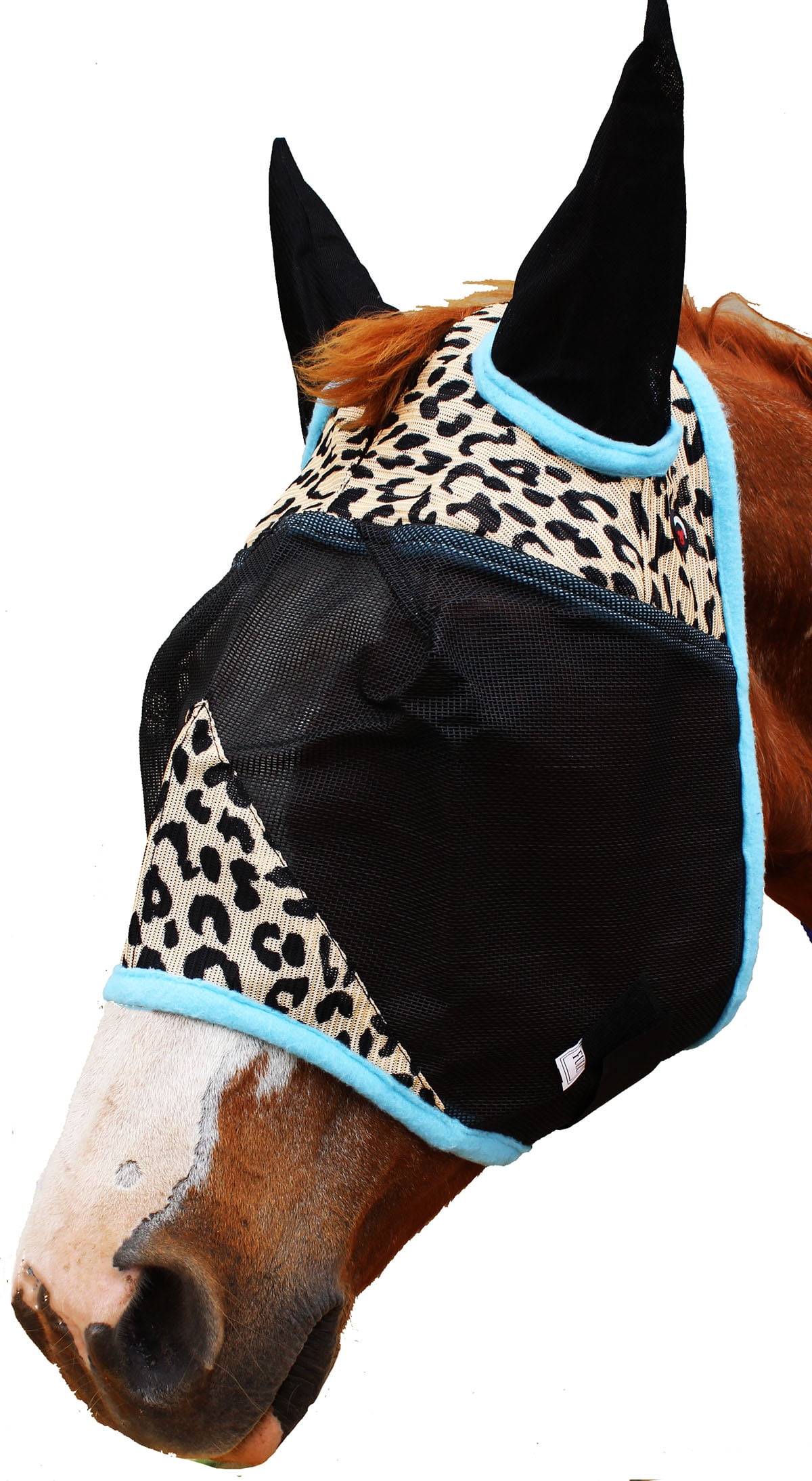 CHALLENGER Equine Horse Fly Mask Summer Spring Airflow Mesh UV Mosquitoes 73216TL 