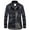 Black, variant on Jean Jacket Men Qiggri Men's Button Long Sleeve Jean Jacket Turn-Down Collar Pockets Shirt Jacket