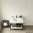 thumbnail image 7 of Miseno 702536-TB-WK-NM Funes 36" Free Standing Single Basin Vanity Set - Matte Black /, 7 of 7