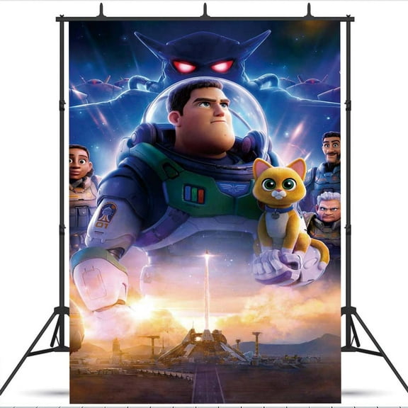 Buzz Lightyear school Poster Backdrop Banner Party Supplies Birthday Decorations Background for Photography Taspestry