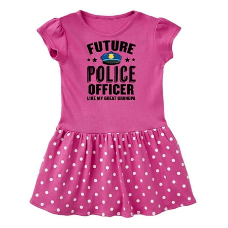 

Inktastic Future Police Officer Like My Great Grandpa Gift Baby Girl Dress