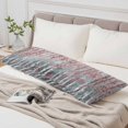 thumbnail image 4 of Pink Teal Forest Body Pillow Cover, Pillowcase Protectors with Zipper, Breathable Decorative Throw Pillow Case Cover, Modern Oil Painting Art Pillow Shams for Couch Sofa 20x60Inch, 4 of 8