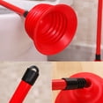 thumbnail image 6 of Toilet Plunger, Heavy-Duty Bathroom Plunger, Reinforced Cup for Powerful Suction, Unclog Toilet and Sink, for Household and Commercial Use, 6 of 6