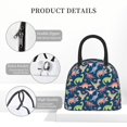 thumbnail image 4 of Gaeub Dinosaur Lunch Bag Water-Resistant, Leakproof, Durable, with Spacious Main Compartment and Front Pocket, for School, Work, Picnic, Outdoor Use-One Size, 4 of 6