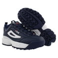thumbnail image 4 of Fila Disruptor Ii Premium Boys Shoes Size 12, Color: Navy/White, 4 of 5