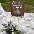 thumbnail image 5 of JennyGems Open Bar Wedding Sign, Wedding Reception Signs Drunken Moments Will Be Photographed Documented and Thoroughly Ridiculed, Wedding Decor, Birthday Anniversary Bar Sign Home Bar Decor (Brown), 5 of 11