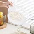 thumbnail image 5 of Over the Sink Collapsible Strainer Basket Plastic Colander for Fruit Vegetable and Pasta Washing, 5 of 5
