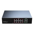 thumbnail image 1 of Conmutador POE Gigabit 8 Puertos IEEE802.3AT/AF Se Extiende A 250 M para Cámaras IP CCTV, 1 of 8