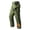 Green, variant on Pants for Men Waterproof Fleece Cotton Rip-Stop Cargo Pants Pockets Outdoor Hiking Work Trousers