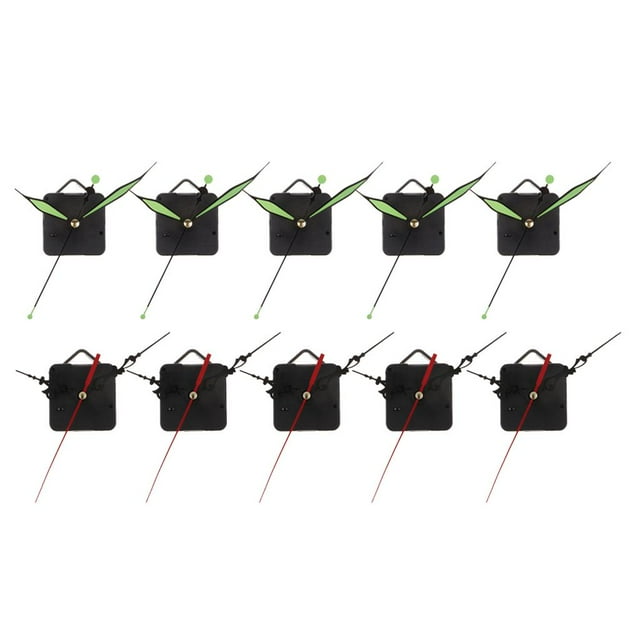 10 piezas de mecanismo de reloj de pared de movimiento DIY de Zulema Movimiento de reloj de pared de cuarzo