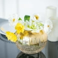 thumbnail image 2 of Efavormart 6" Gold Foiled Crackle Glass Flower Vase, Bubble Vase, 2 of 5