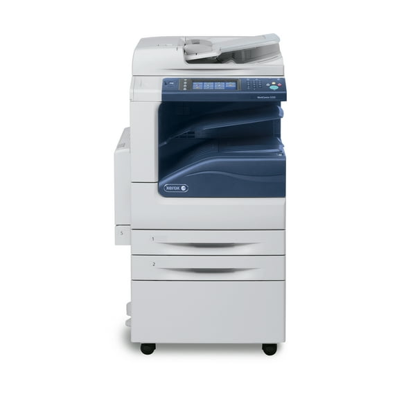 Restored Xerox WorkCentre 5325 Tabloid-Size Black and White Laser Multifunction Copier – 25ppm, Copy, Print, Scan, Duplex, 11x17, 2 Trays, Stand