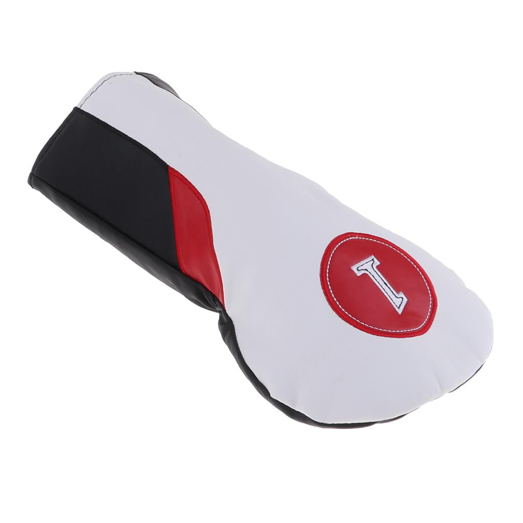 Axioma Sports Golf Club Headcover 460cc Driver Wood Head Cover No. 1 3(White 1+White )