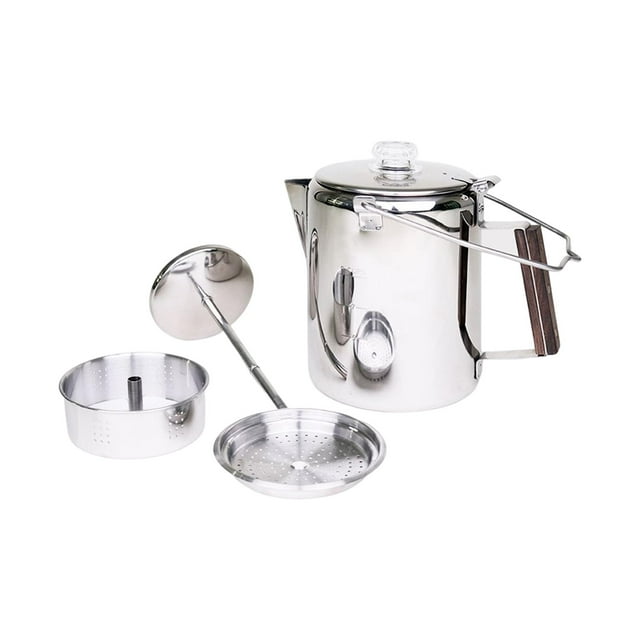 koolsoo Percolateur à Café Camping Léger Percolateur de Camping Cafetière Cafetière