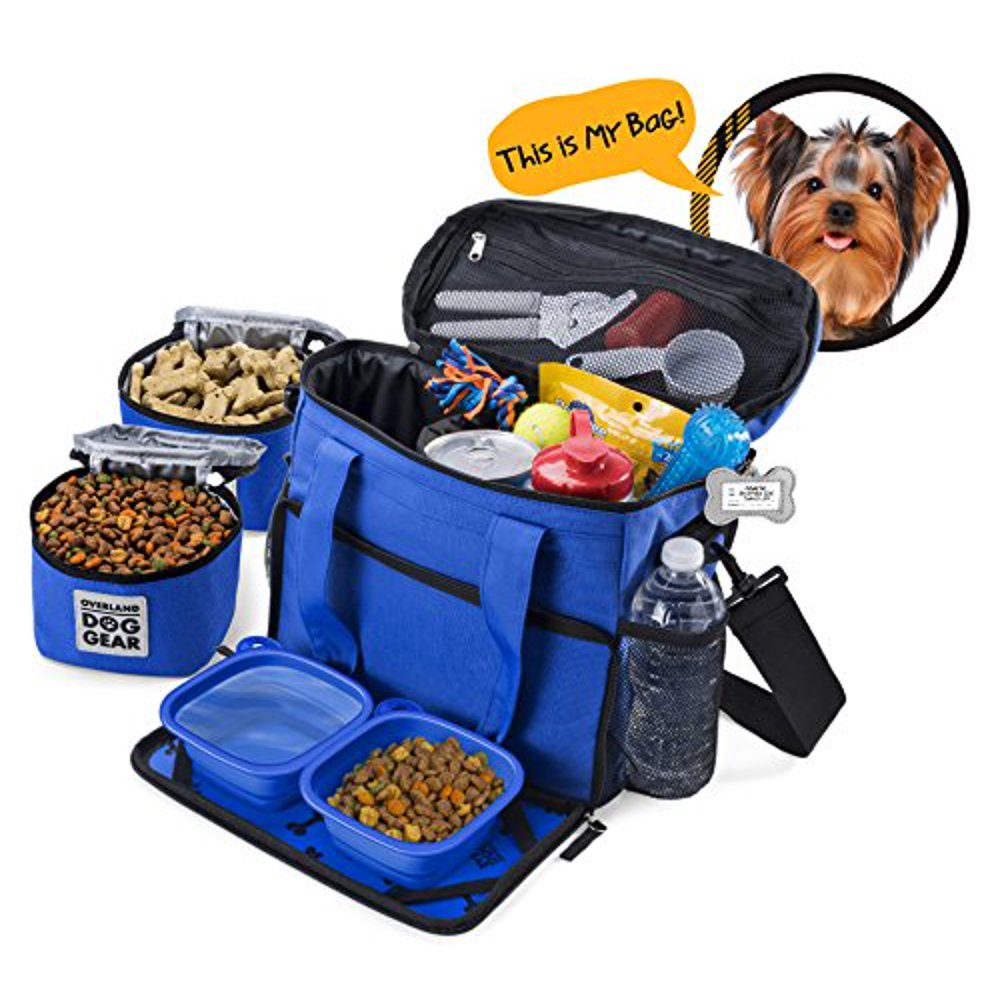 Mobile Dog Gear Week Away Bag, Small, Blue