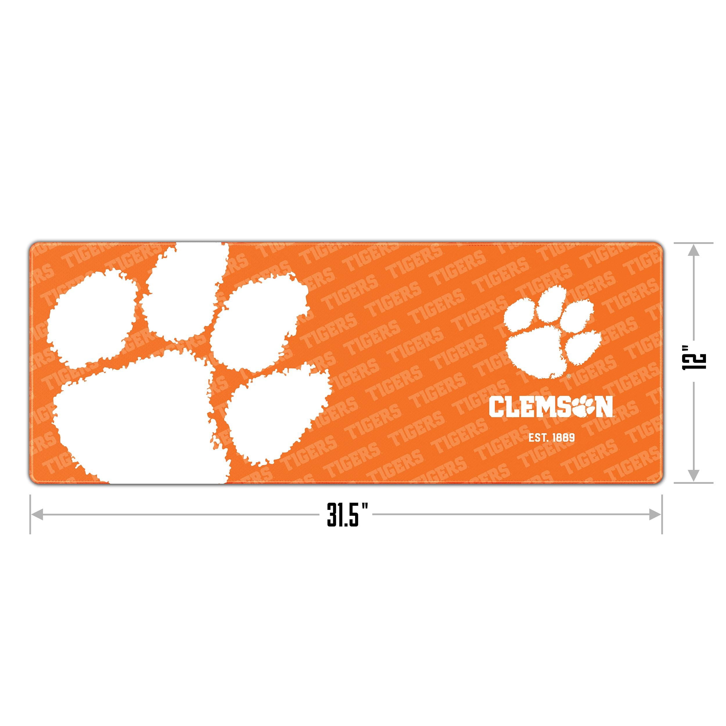 YouTheFan NCAA Clemson Tigers Logo Series Desk Pad SMU