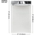 thumbnail image 2 of Newest Bubble Mailer 6x10 Inch - Bubble Mailer Envelopes - Self-seal Shipping Bags For Small Business - Padded Poly Mailers For Jewelry Makeup Supplies (25 Pack, White), 2 of 7