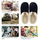 thumbnail image 2 of Zapatilla de espuma viscoelástica para hombre, suela de goma antideslizante, zapato de casa cómodo similar a la lana (azul S) Likrtyny Tenis De Mujer Tenis De Hombre, 2 of 8