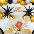 thumbnail image 3 of Mygeromon Black Starburst Spike Foil Balloons Large 4D Cone Balloons for Party/Birthday/Wedding （22inch）, 3 of 4