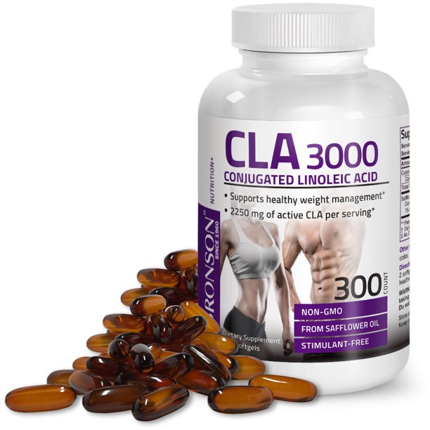 CLA 3000 Conjugated Linoleic Acid for Weight Management, 300 Softgels