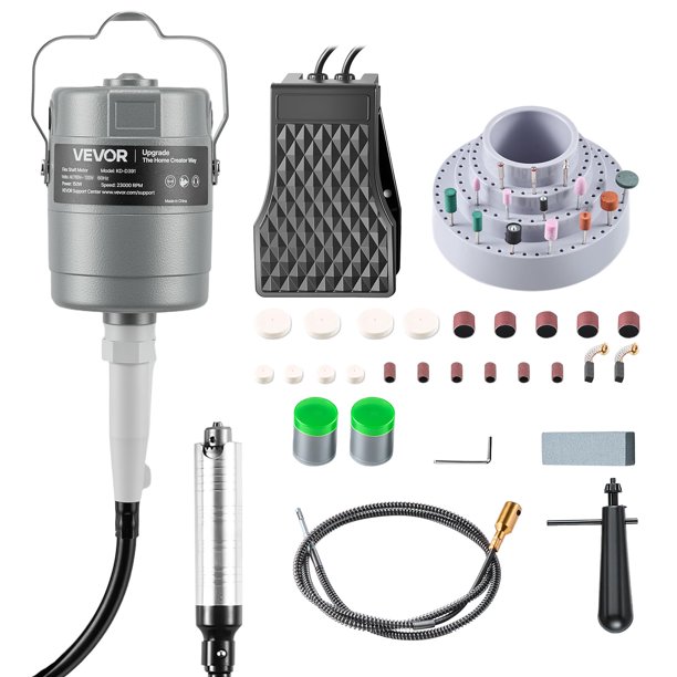 Amoladora de eje flexible VEVOR, 150 W, 23000 RPM, herramienta rotativa eléctrica
