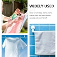 thumbnail image 2 of Shisuyan Windproof Clothes Line Clip Metal Rectangular For Families Traveling 4Pcs 12x7cm, 2 of 8