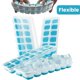thumbnail image 5 of Paquete de 4 bandejas de cubitos de hielo flexibles y coloridas con tapas, moldes de hielo apilables sin BPA for cócteles, café y almacenamiento de alimentos, 5 of 8