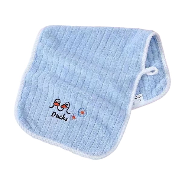 Toallas gruesas y absorbentes con dibujos animados, toallas faciales, toallas para secar el cabello, toallas de mano y toallas faciales, adecuadas tanto para niños como para niñas.