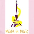thumbnail image 2 of CafePress - Made In Paris Infant Creeper - Baby Light Bodysuit, Size Newborn - 24 Months, 2 of 4