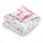 aden + anais Essentials Muslin Baby Blanket for Girls and Boys, Ice Cream Dreams Design
