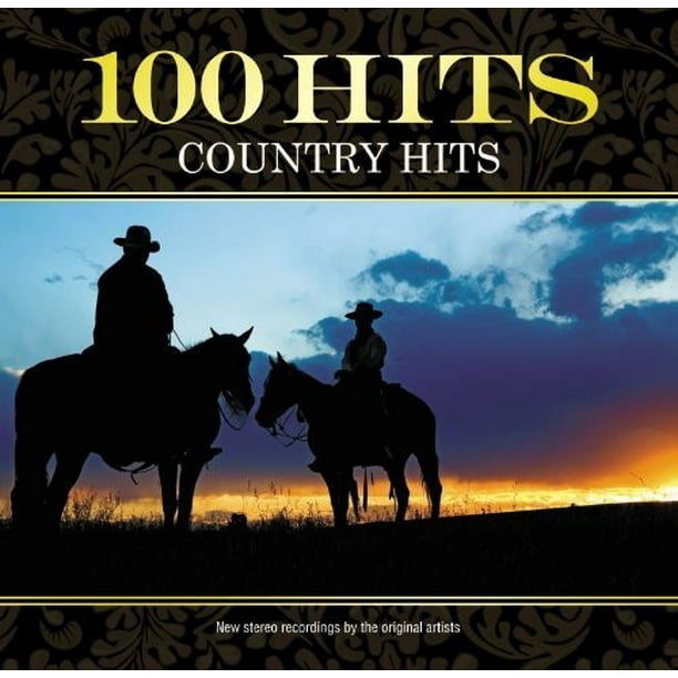 Country hits. Classic Country 100 Original Country Hits. 100 Hits CD коричневая обложка. Country Hits collection 1000х1000.