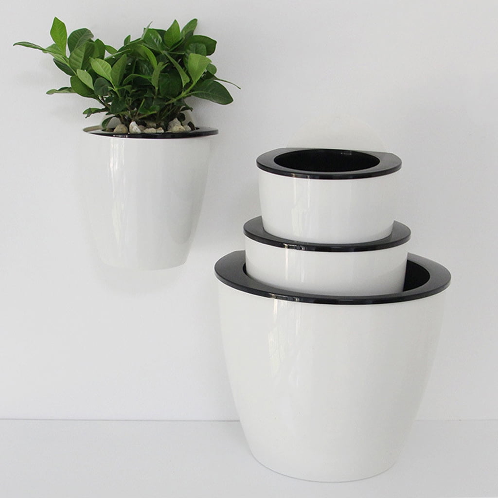 4Pcs Self Watering Planter - Hanging Planter Pot Plants, Aloe, s, African Violets, Succulents - S