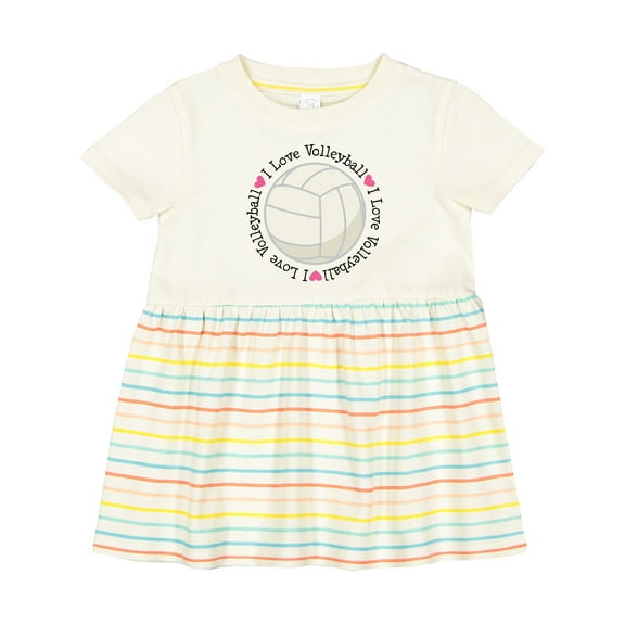 Inktastic Volleyball Gifts for Girls Girls Baby Dress