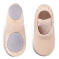 thumbnail image 5 of ARCLIBER Canvas Ballet Shoes for Girls Ballet Dance Shoes Nude Size 8M Toddler, 5 of 6