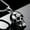 Black, variant on Men Gothic Silver Gold Black Skull Pendant Necklace Punk Biker Jewelry Chain 24"-Black