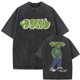 thumbnail image 4 of Camiseta con estampado gráfico de comida para hombres y mujeres, ropa de calle informal de gran tamaño, lavada, Vintage, rapero Mf Doom MM, Hip Hop, moda, 4 of 5