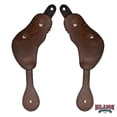 thumbnail image 4 of Hilason Western Leather Spur Straps Copper With Studs And Concho, 4 of 4