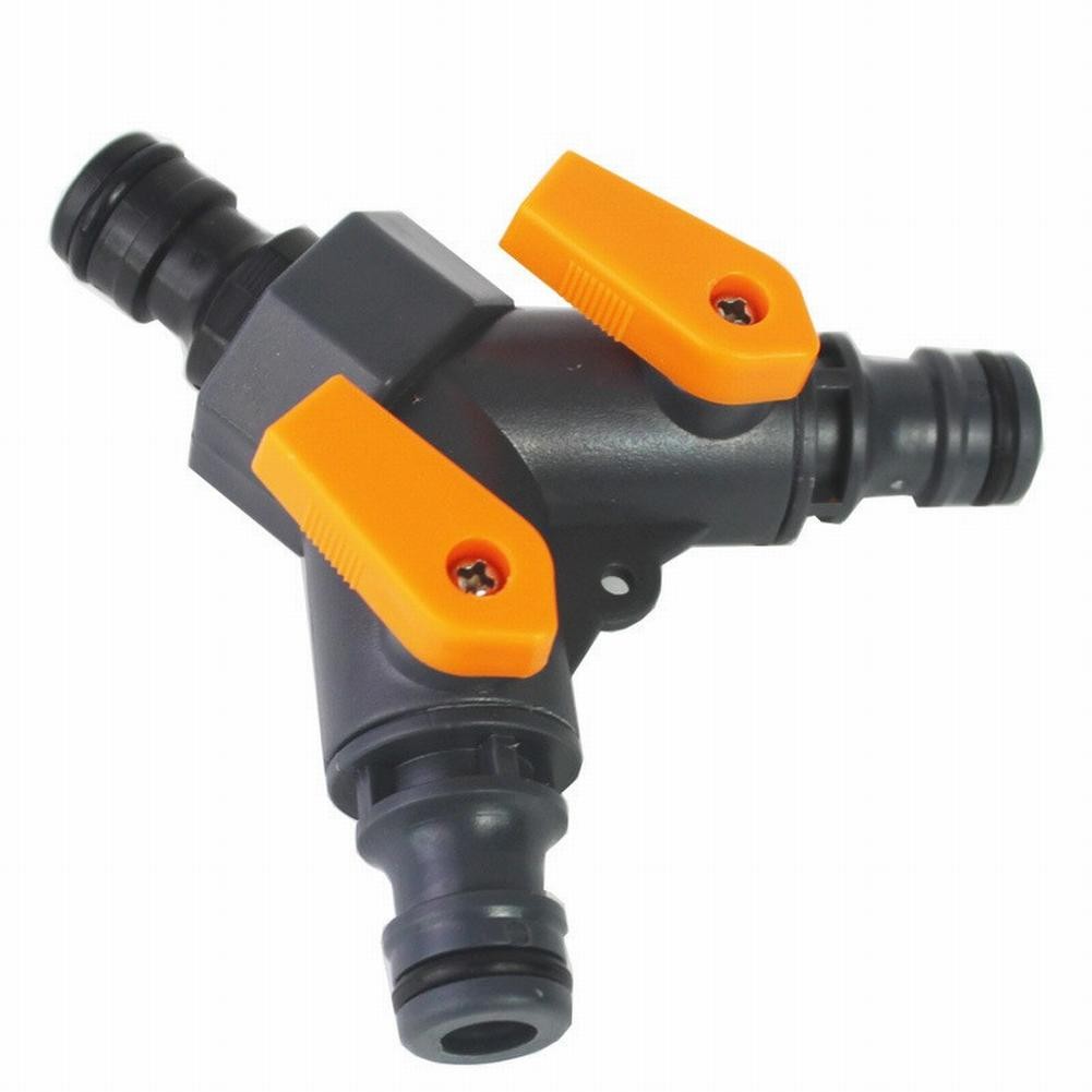 QXKE Garden Tap Hose Connectors Splitters Y type Water Diverter Valve