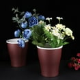 thumbnail image 6 of LITINKIMI 2Pcs Modern Rose Gold Lazy Flower Pot Self Watering Indoor Planter, 6 of 8